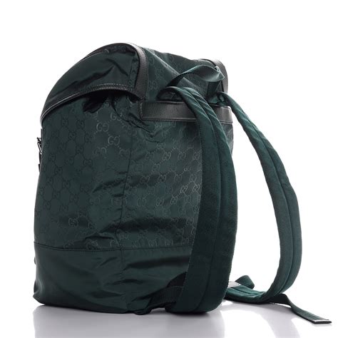 gucci beige green backpack|gucci guccissima slim backpack.